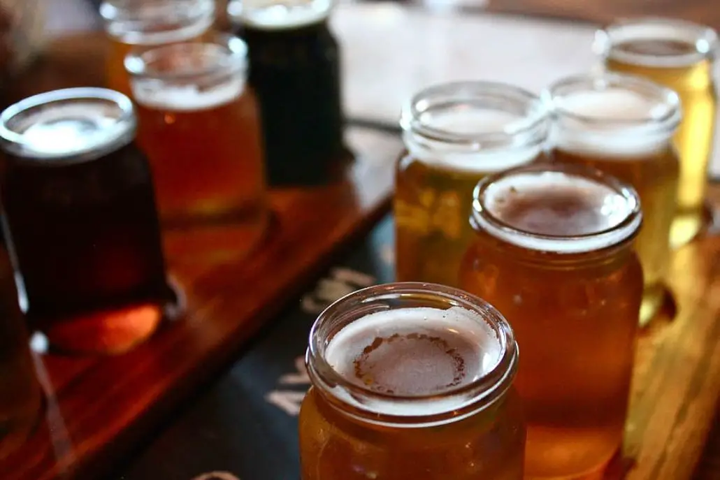 Jars of kombucha being used for weight loss